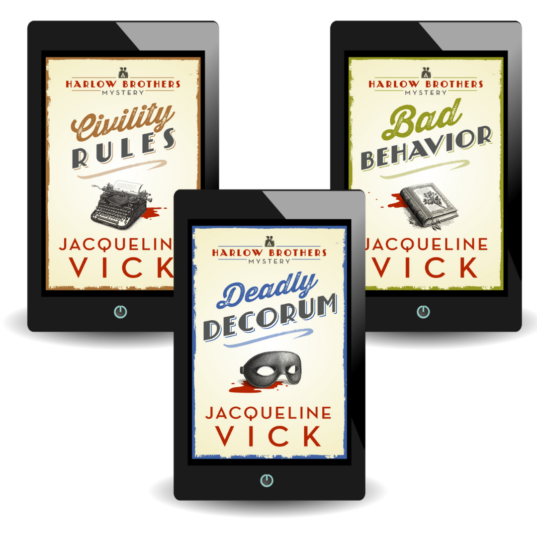 Ebooks 1 - 3 in the Harlow Brother mystery series
